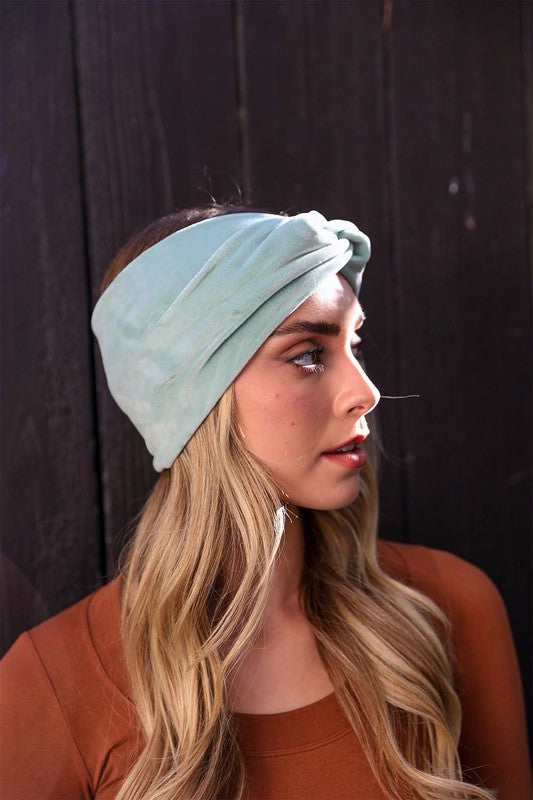 Leto Accessories Super Soft Twisted Velvet Headbands