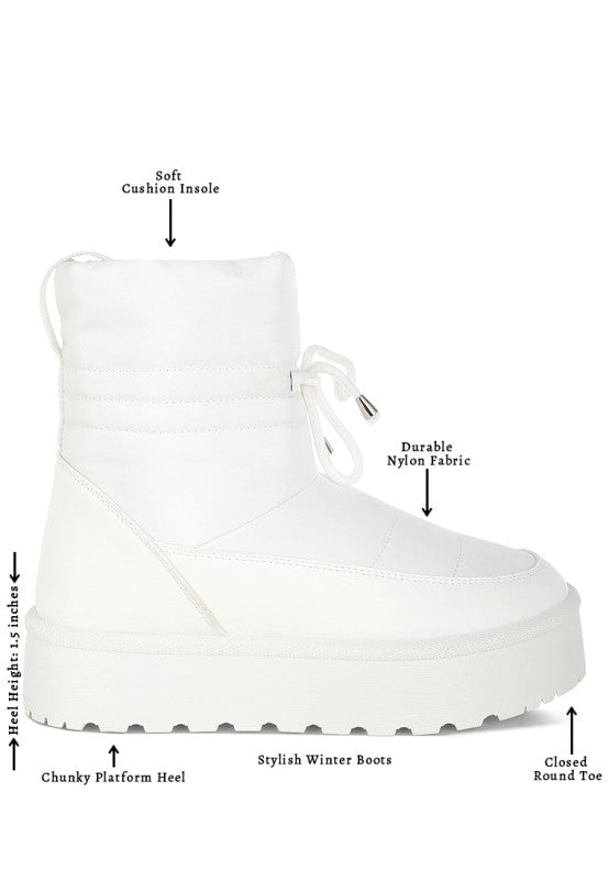 Pacos High Ankle Chunky Snow Boots