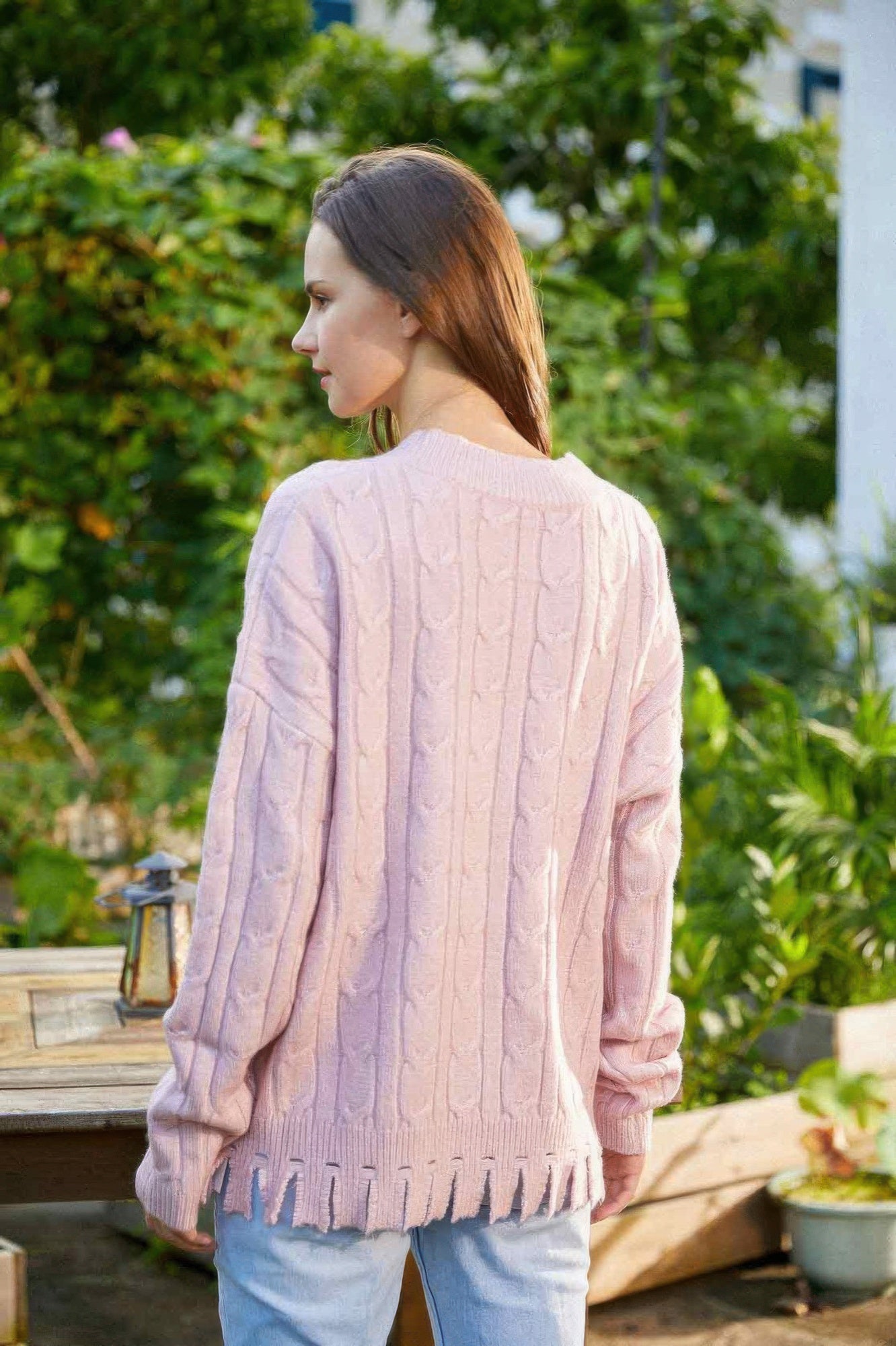 Solid Knit Sweater - All Season Fashion