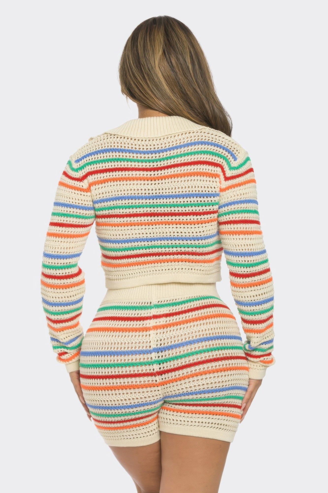 Striped Knit Set - All Season Fashion