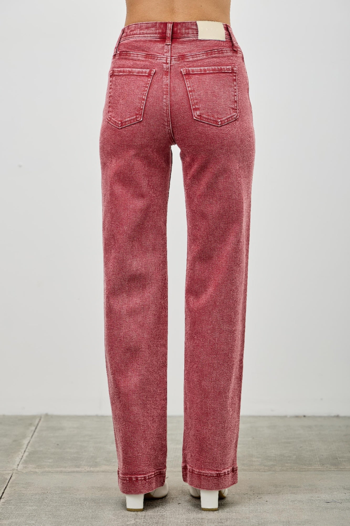 High Rise Slim Wide Straight - All Season Fashion