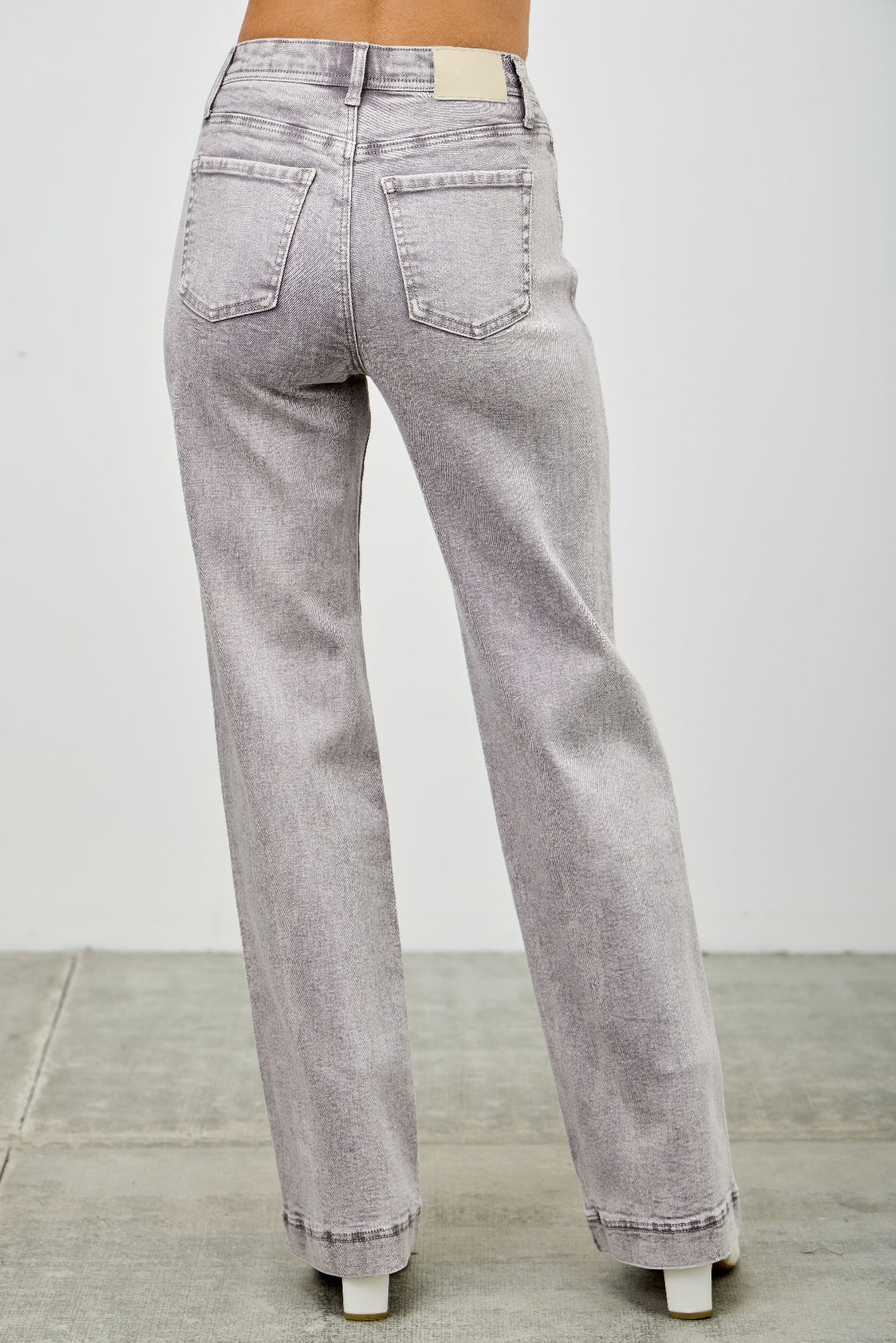 High Rise Slim Wide Straight - All Season Fashion