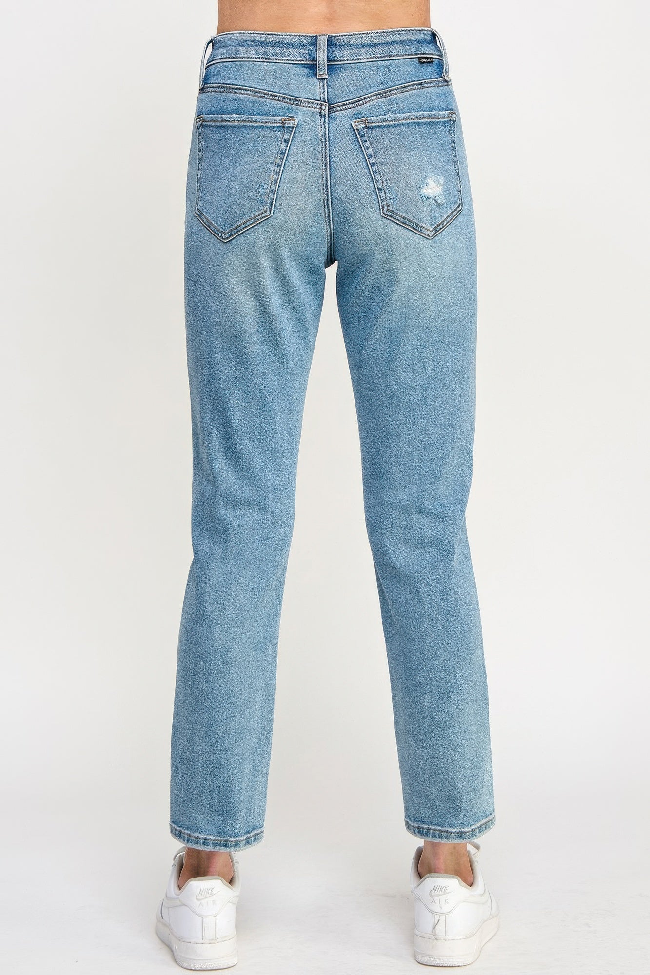 High Rise Distressed Relaxed Straight - All Season Fashion