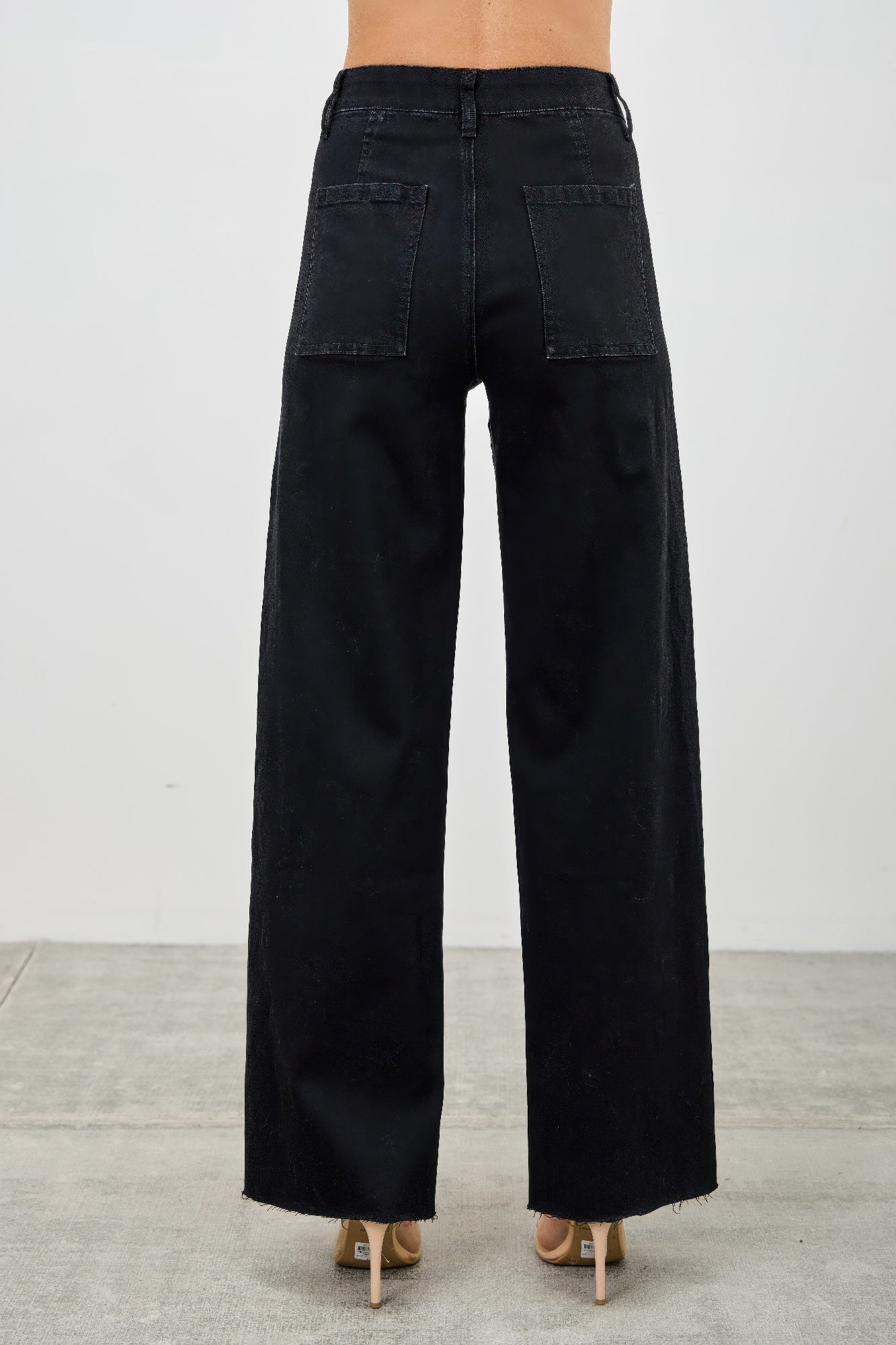 High Rise Straight With Front Lines - All Season Fashion