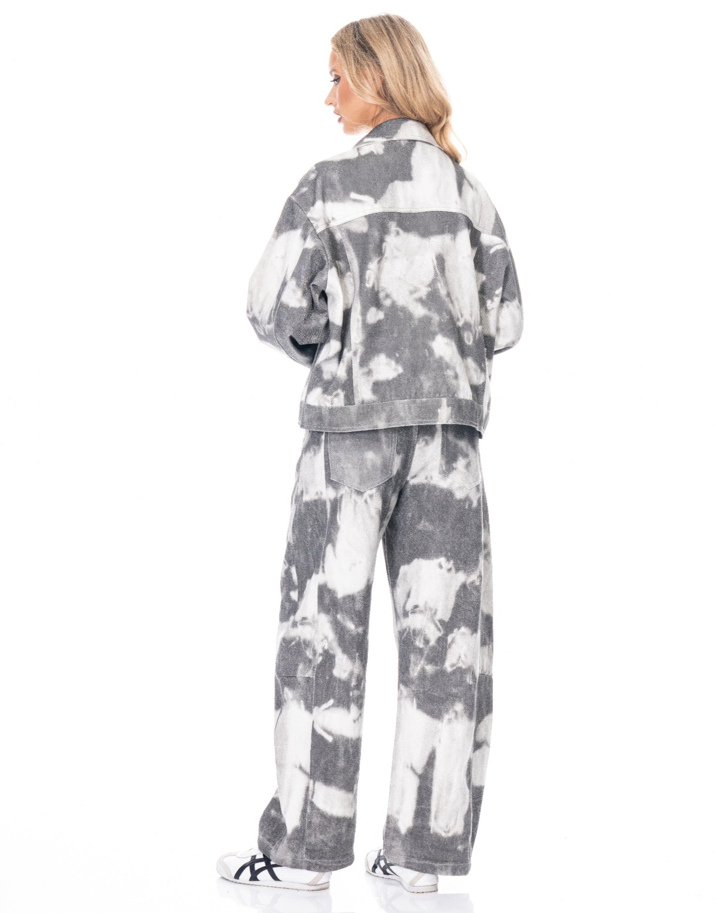 Tie-dye Denim Pants - All Season Fashion