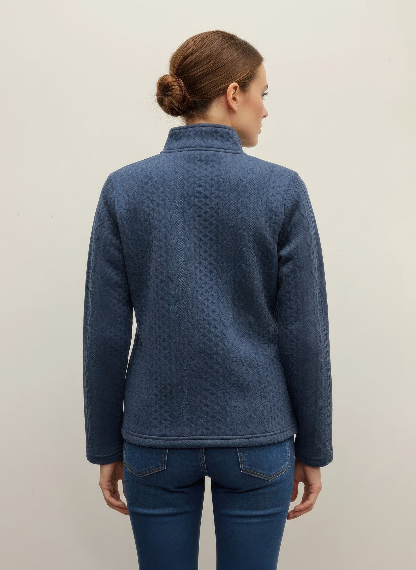 Onque Casual Textured Jacket - All Season Fashion