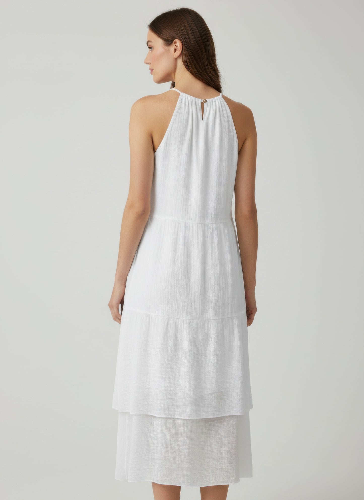 Mlle Gabrielle Solid Sleeveless Dress - All Season Fashion