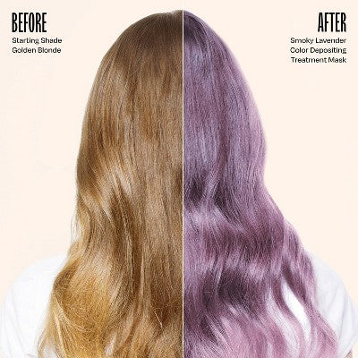 Overtone Smoky Lavender Hair Mask Semi-Permanent Hair Dye & Color Conditioner- Vegan - New
