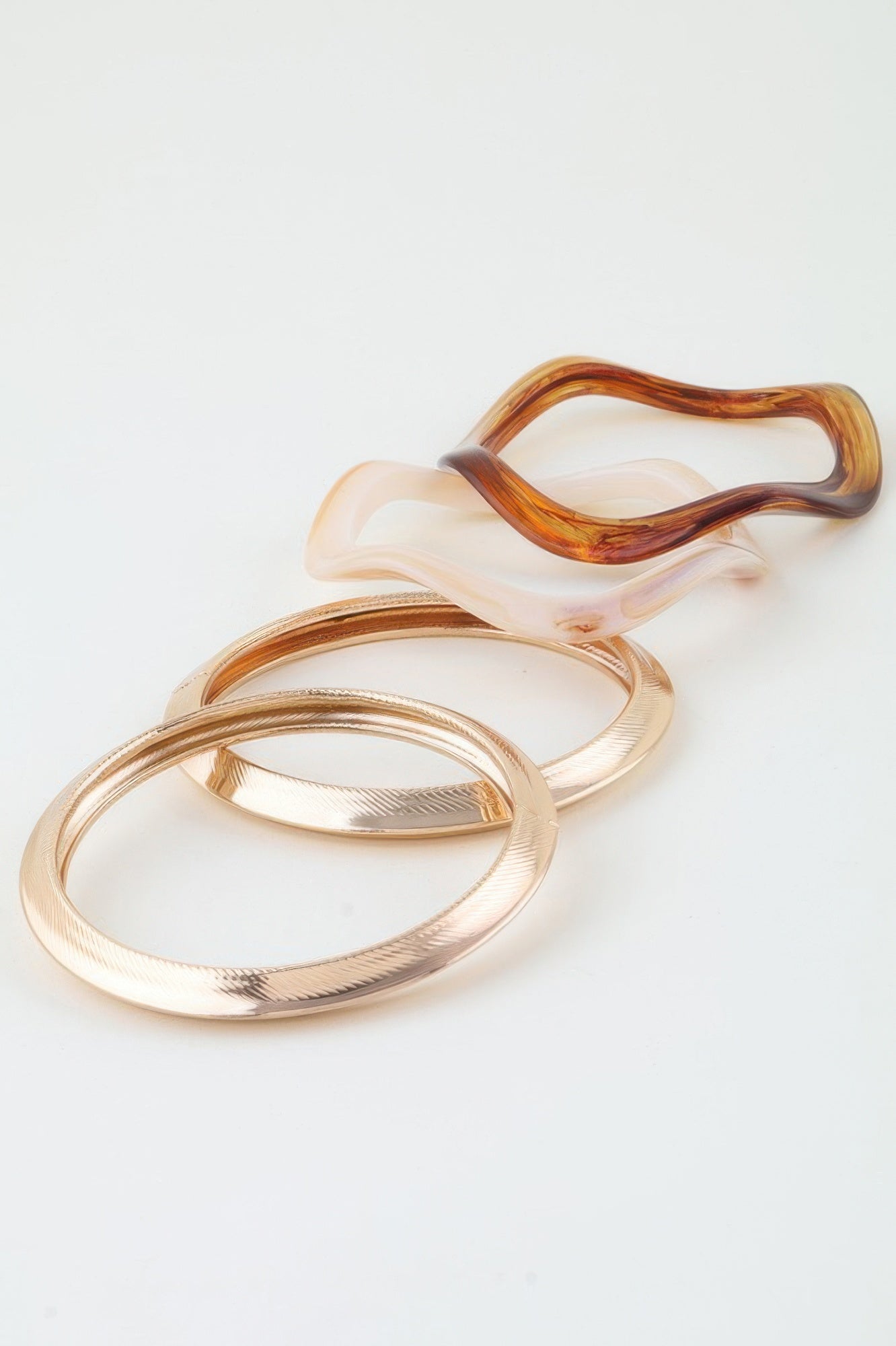 Multi Marble Wave Cuff Bracelet - All Season Fashion