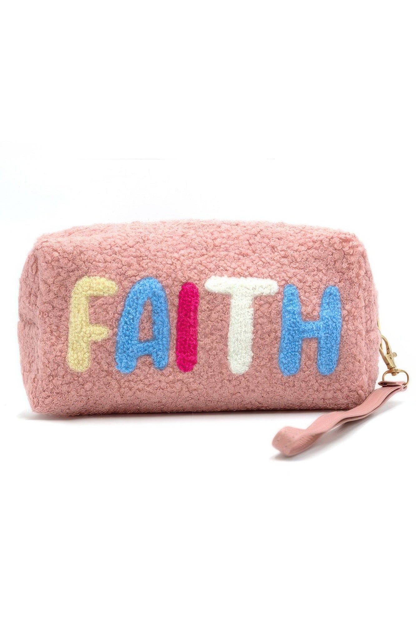 Faux Fur Faith Pouch W/wristlet - All Season Fashion