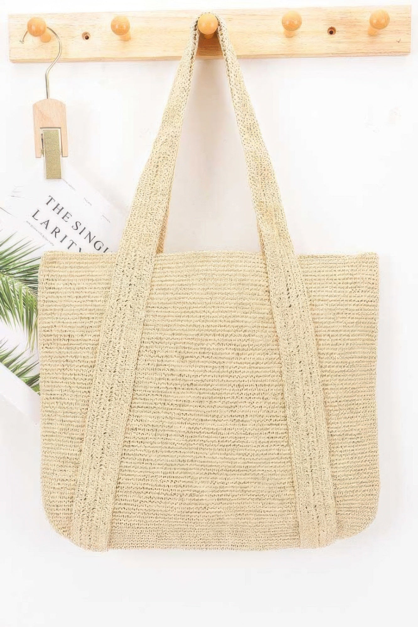 Woven Straw Tote Bag - All Season Fashion