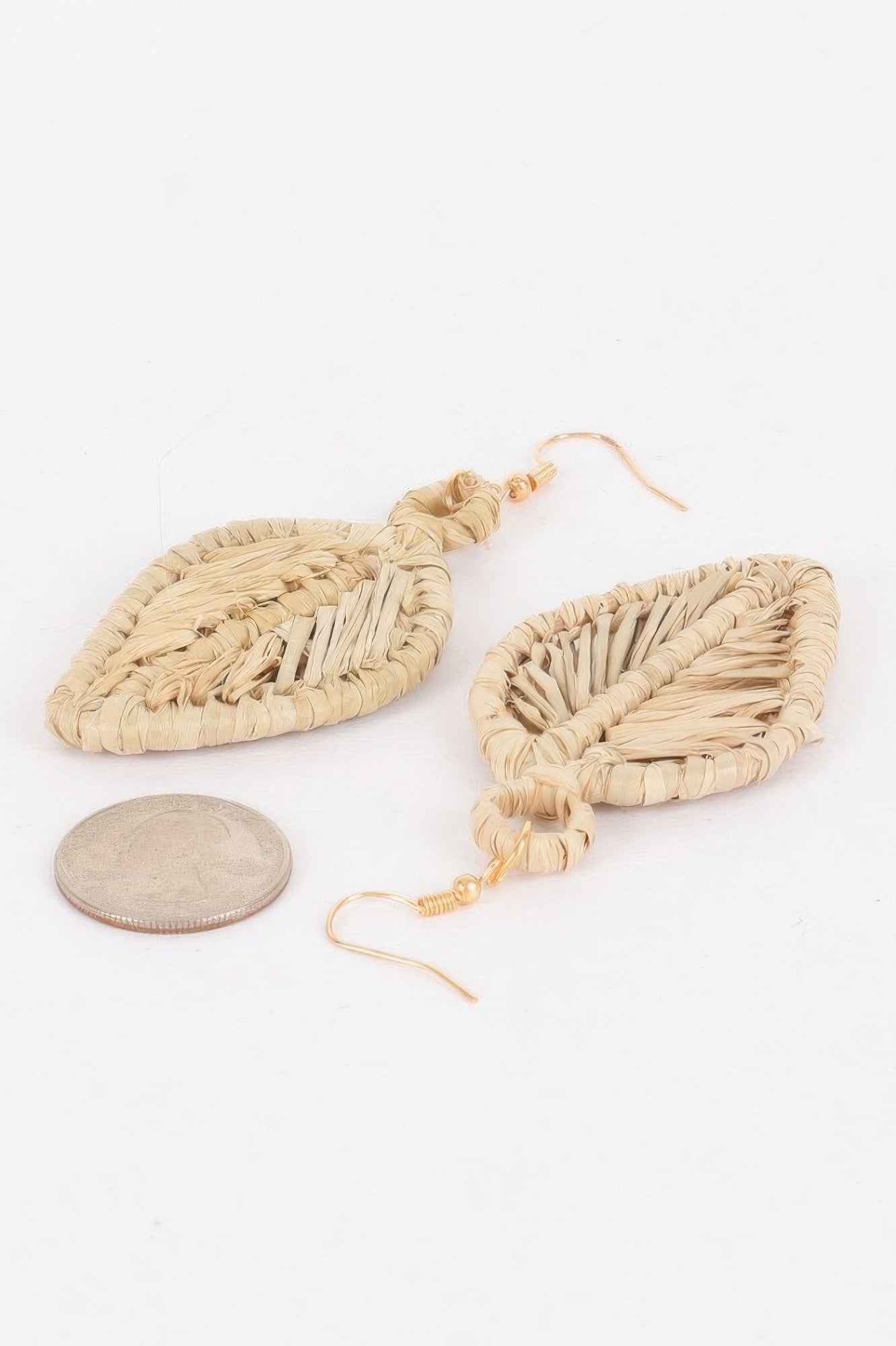 Faux Straw Earring - All Season Fashion