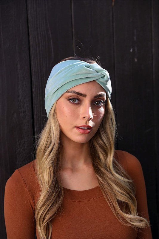 Leto Accessories Super Soft Twisted Velvet Headbands