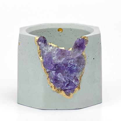 Brazil AMETHYST GEODE PLANTER