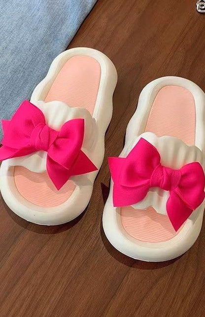 Miss Sparkling Cute Bow Slides