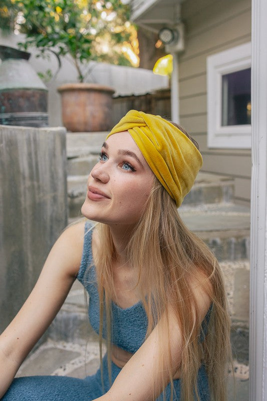 Leto Accessories Super Soft Twisted Velvet Headbands