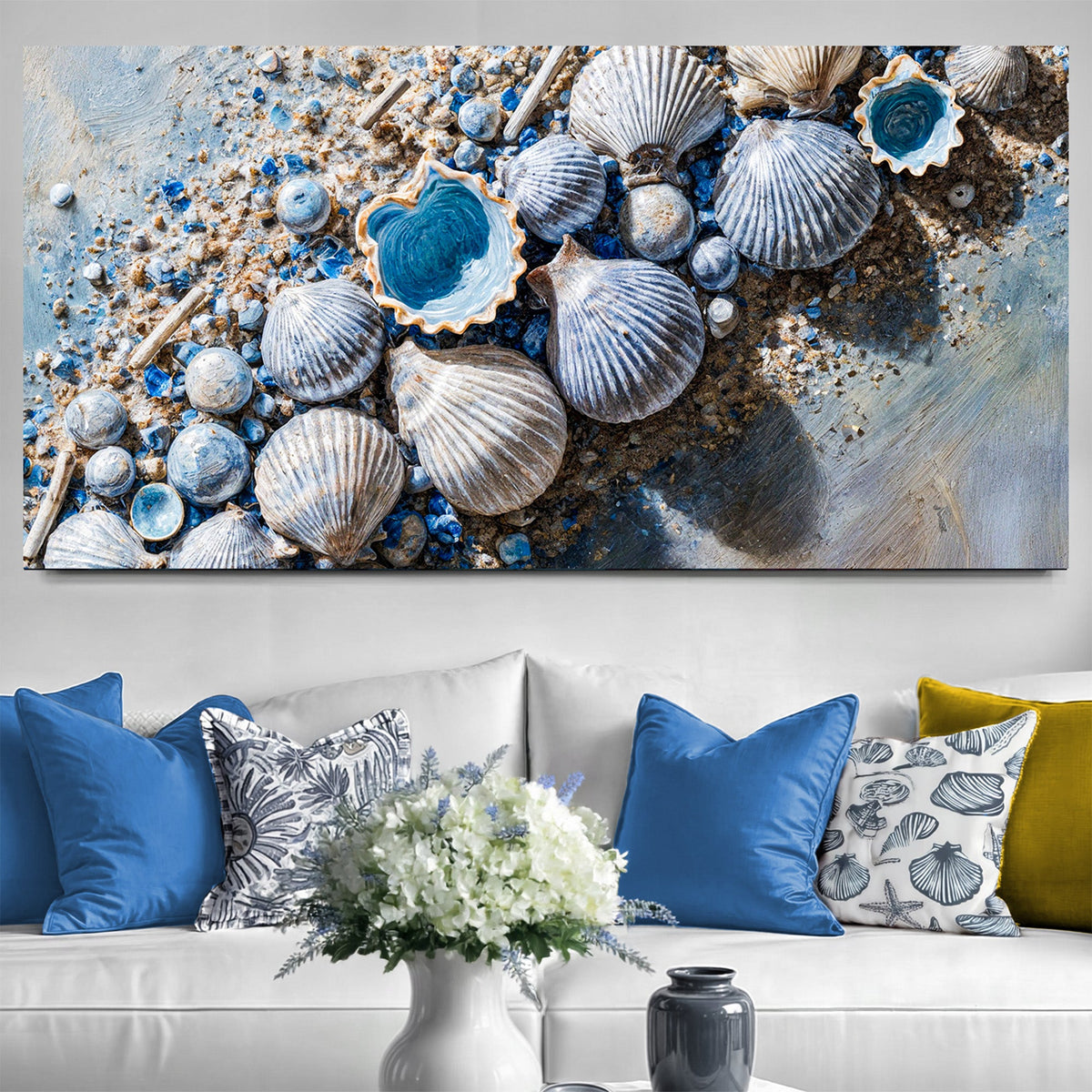 Sea Shells Modern Coastal Wall Art II