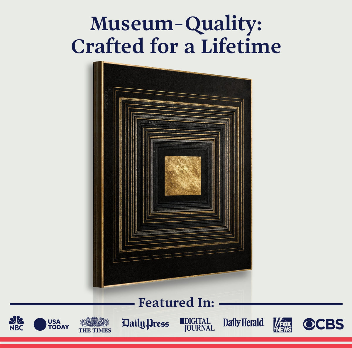 Black And Gold Core Wall Art