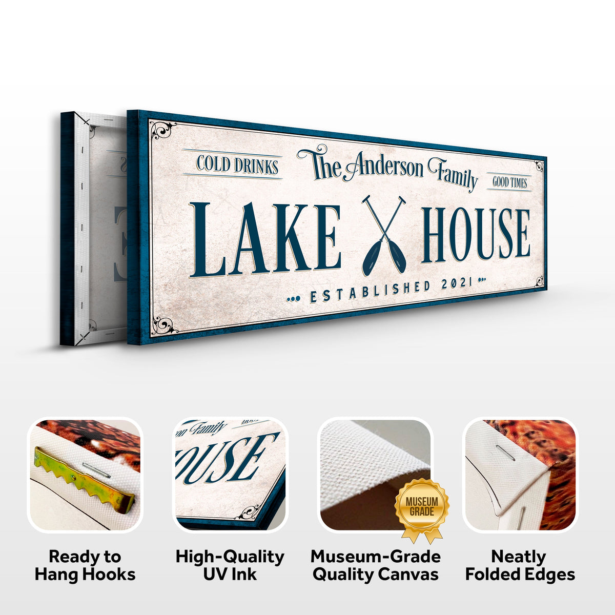 Personalized Lake House Sign IV