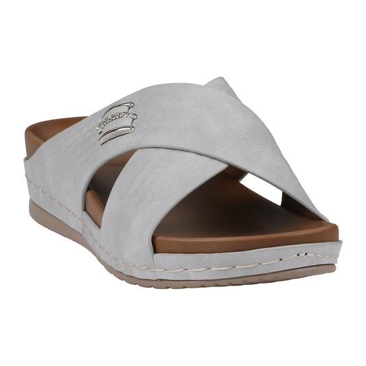 Women's Carter Silver Comfort Sandals