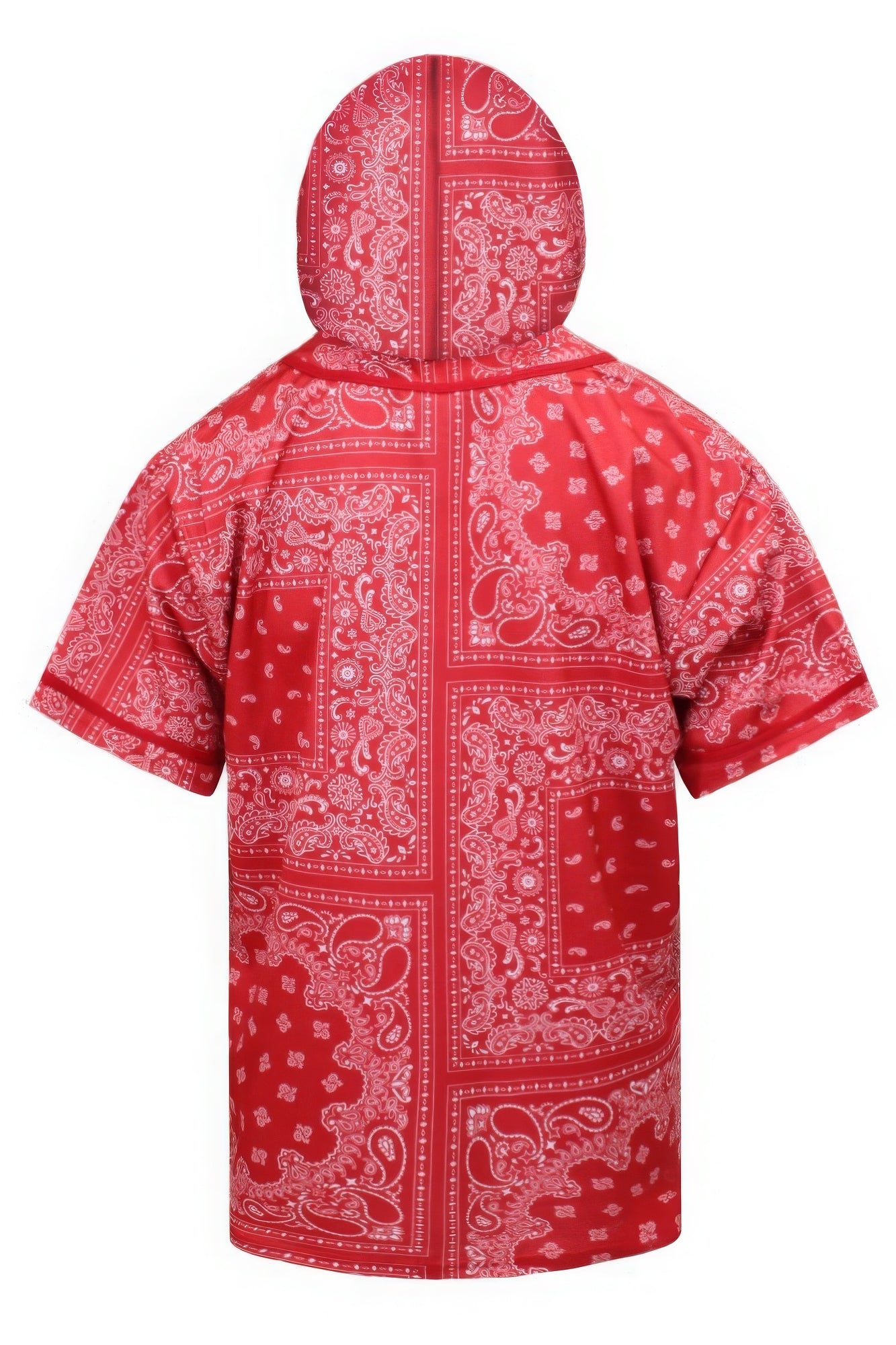 Hooded Bandana Baseball Jersey - All Season Fashion