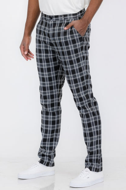 Plaid Trouser Pants - All Season Fashion