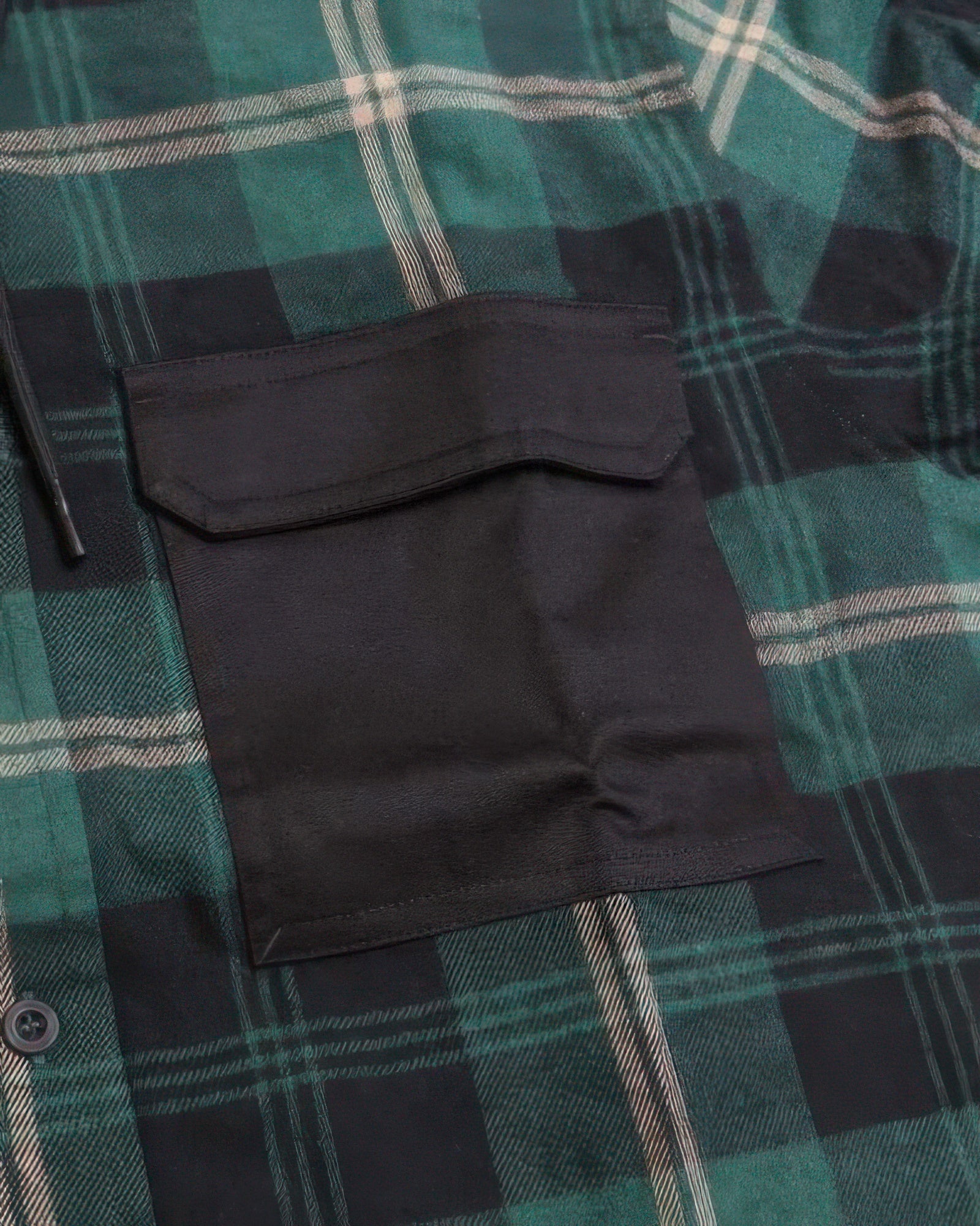 Contrast Pocket Plaid Hooded Shirt - All Season Fashion