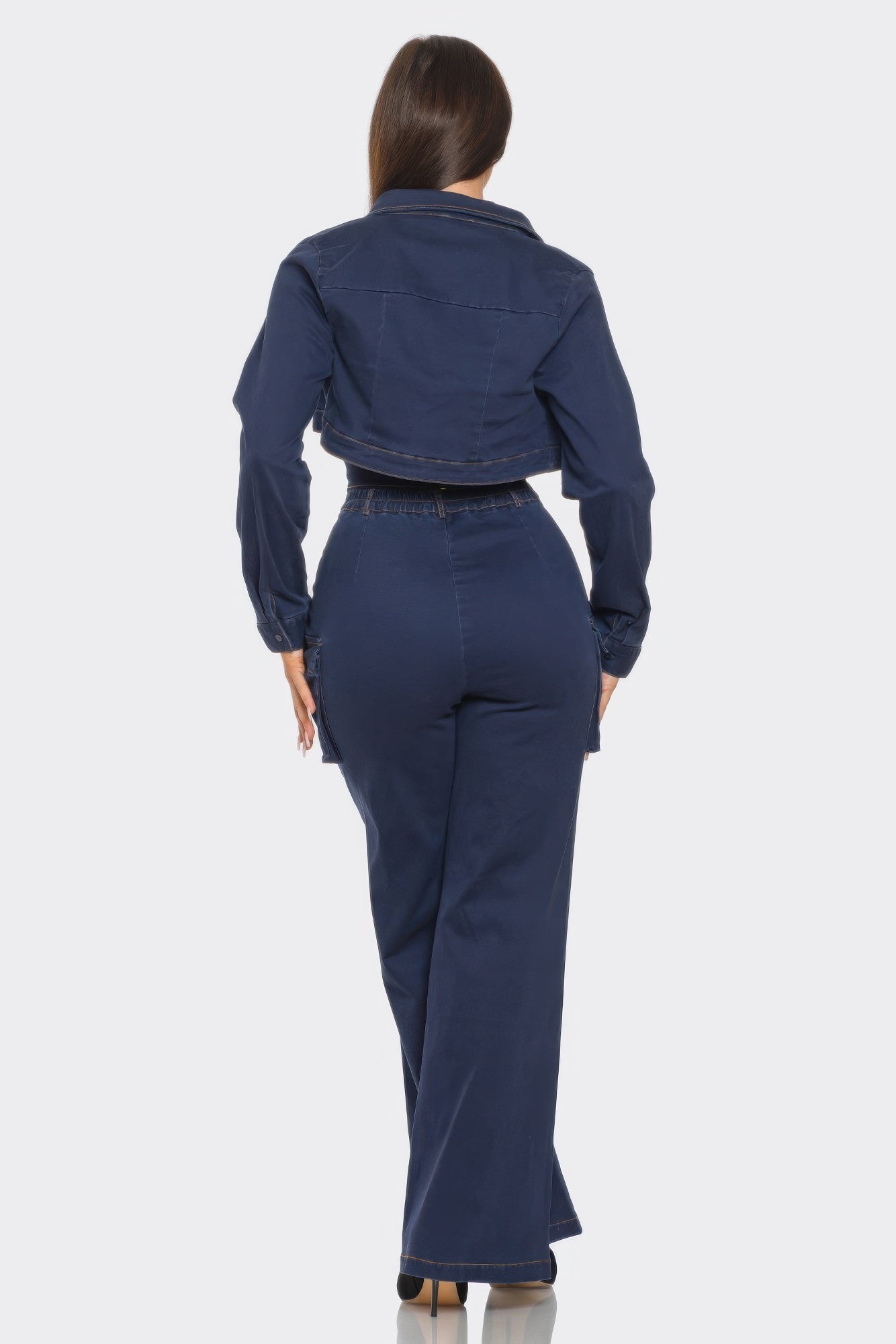 Crop Jacket 3pcs Set - All Season Fashion