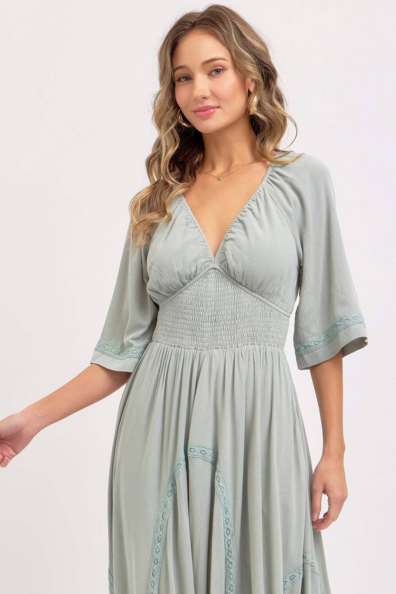 Romantic Flowy Maxi Dress - All Season Fashion
