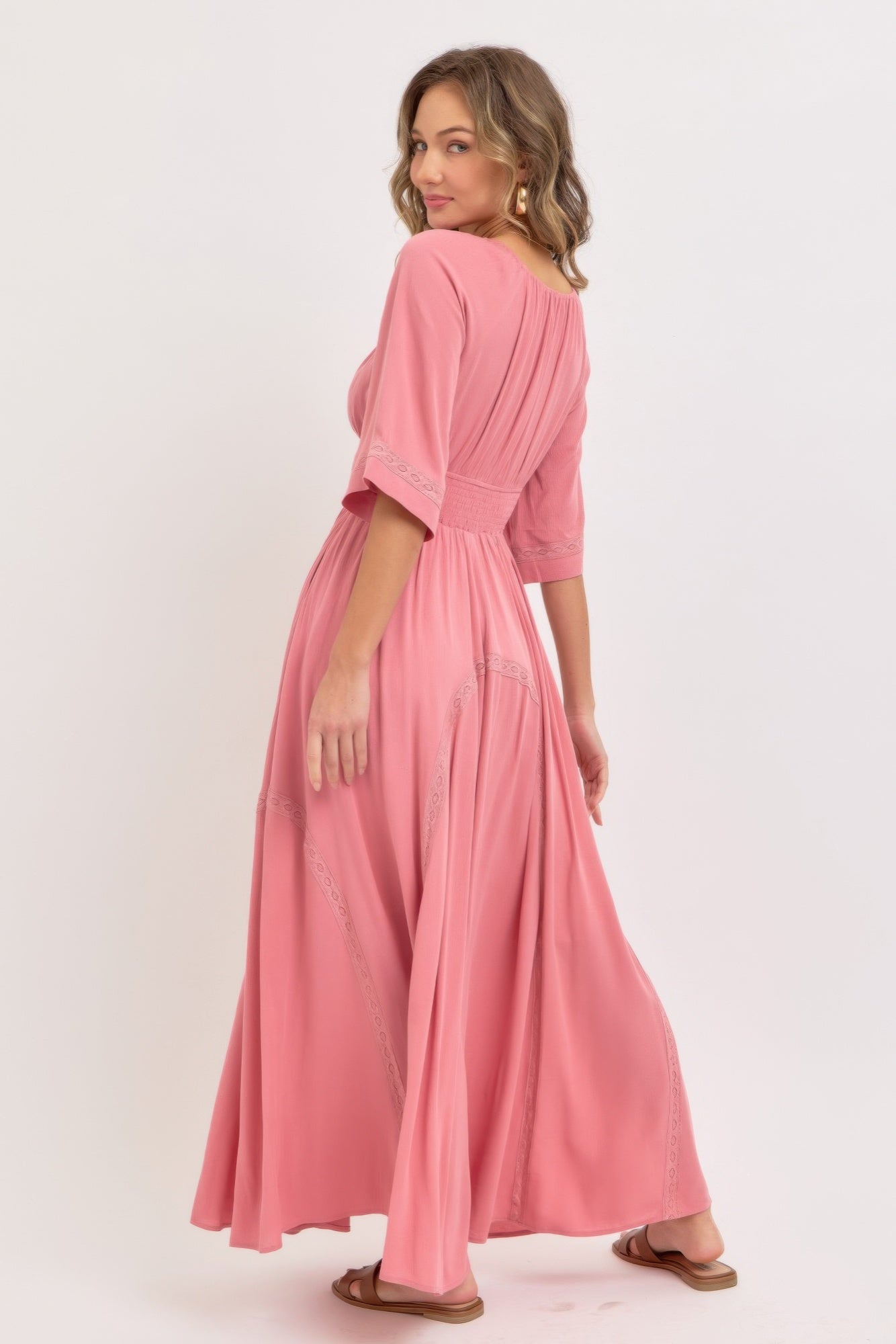 Romantic Flowy Maxi Dress - All Season Fashion