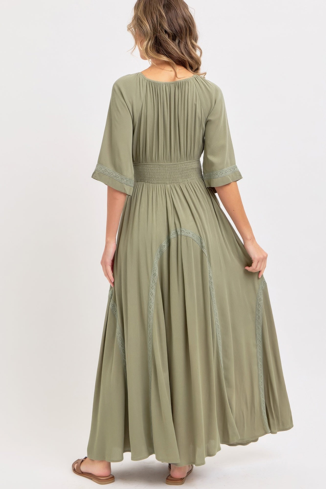Romantic Flowy Maxi Dress - All Season Fashion