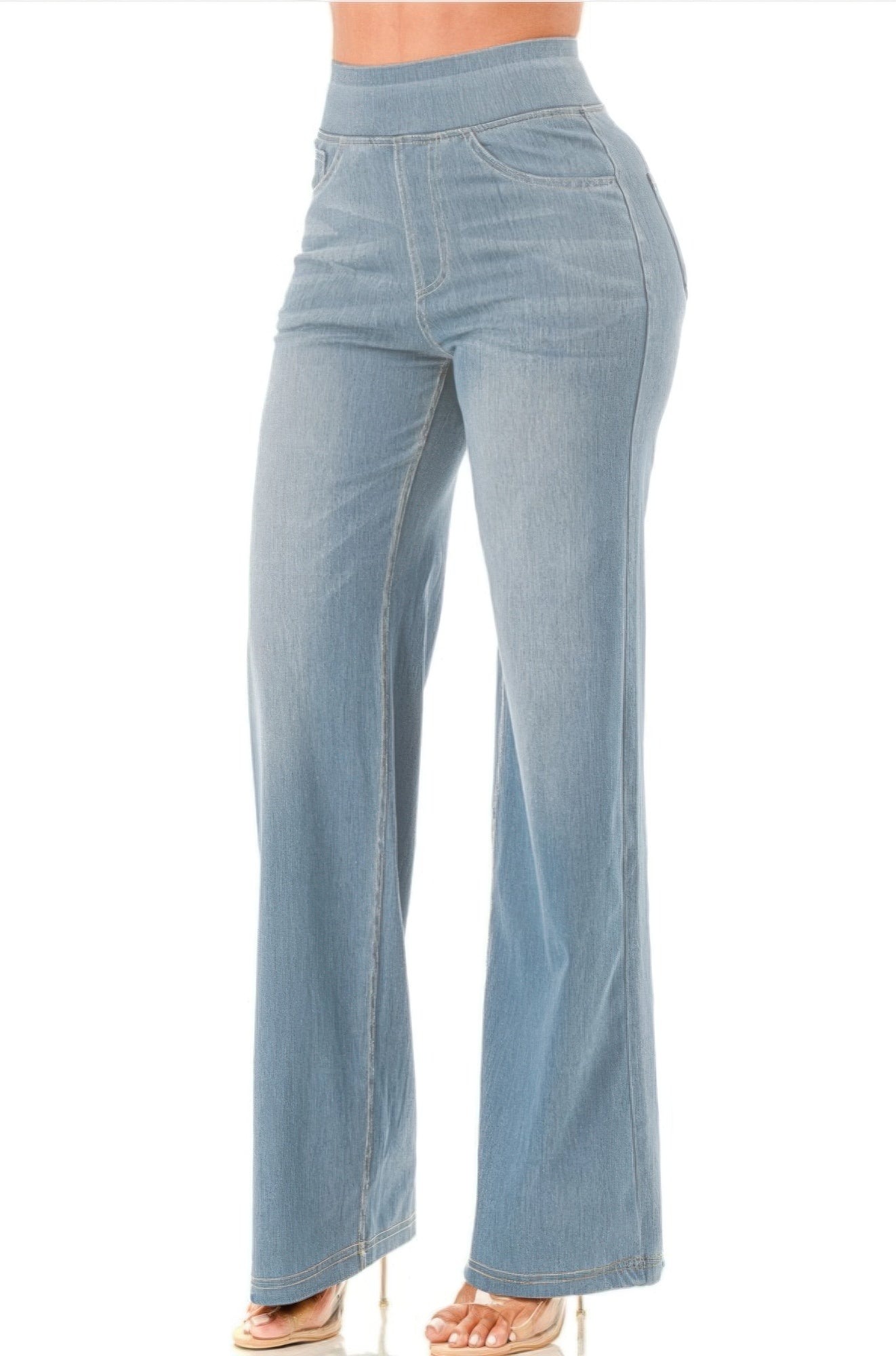 Ultra Soft Flare Baggy Jeans - All Season Fashion