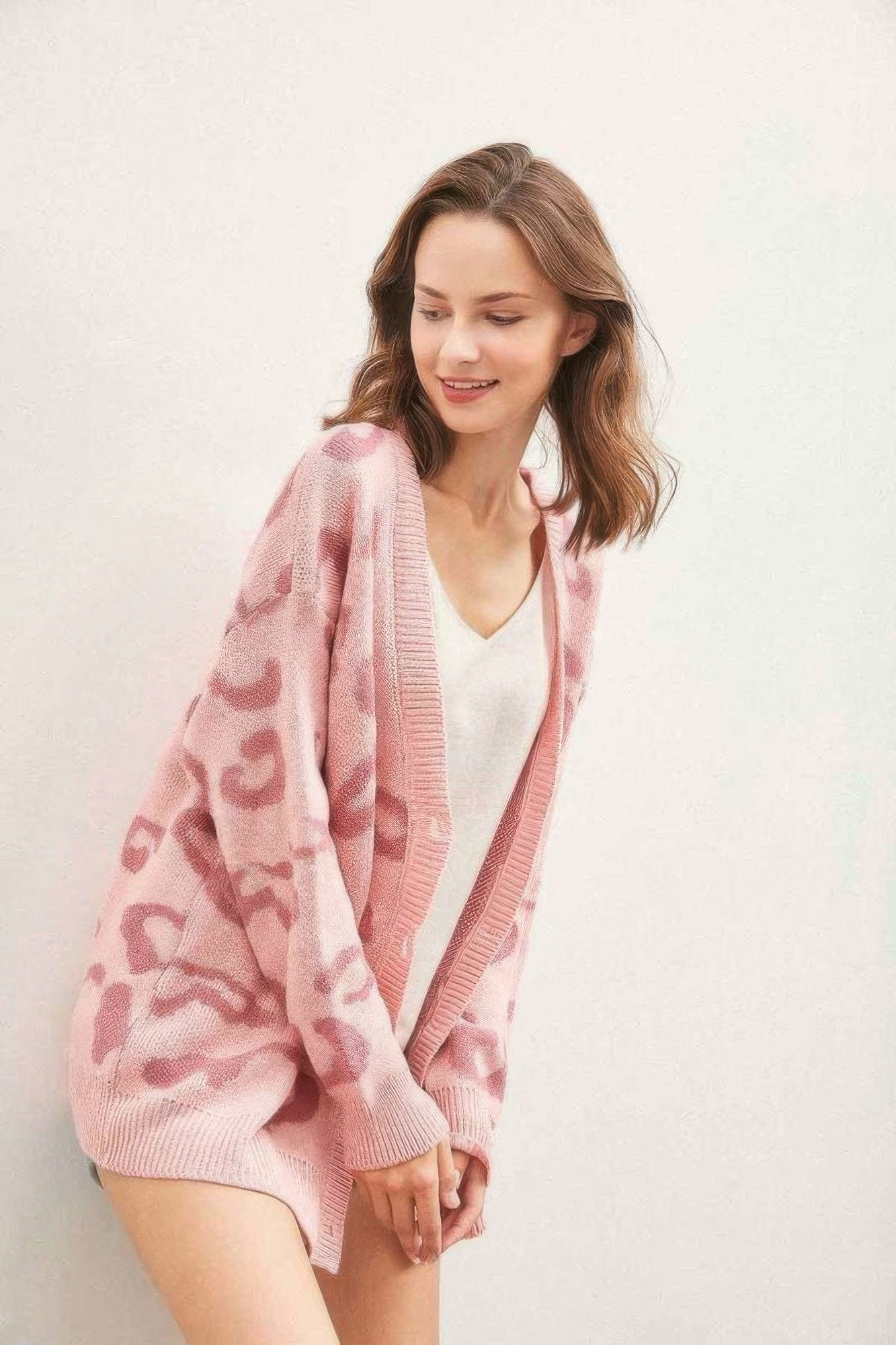 Leopard Button Down Cardigan - All Season Fashion