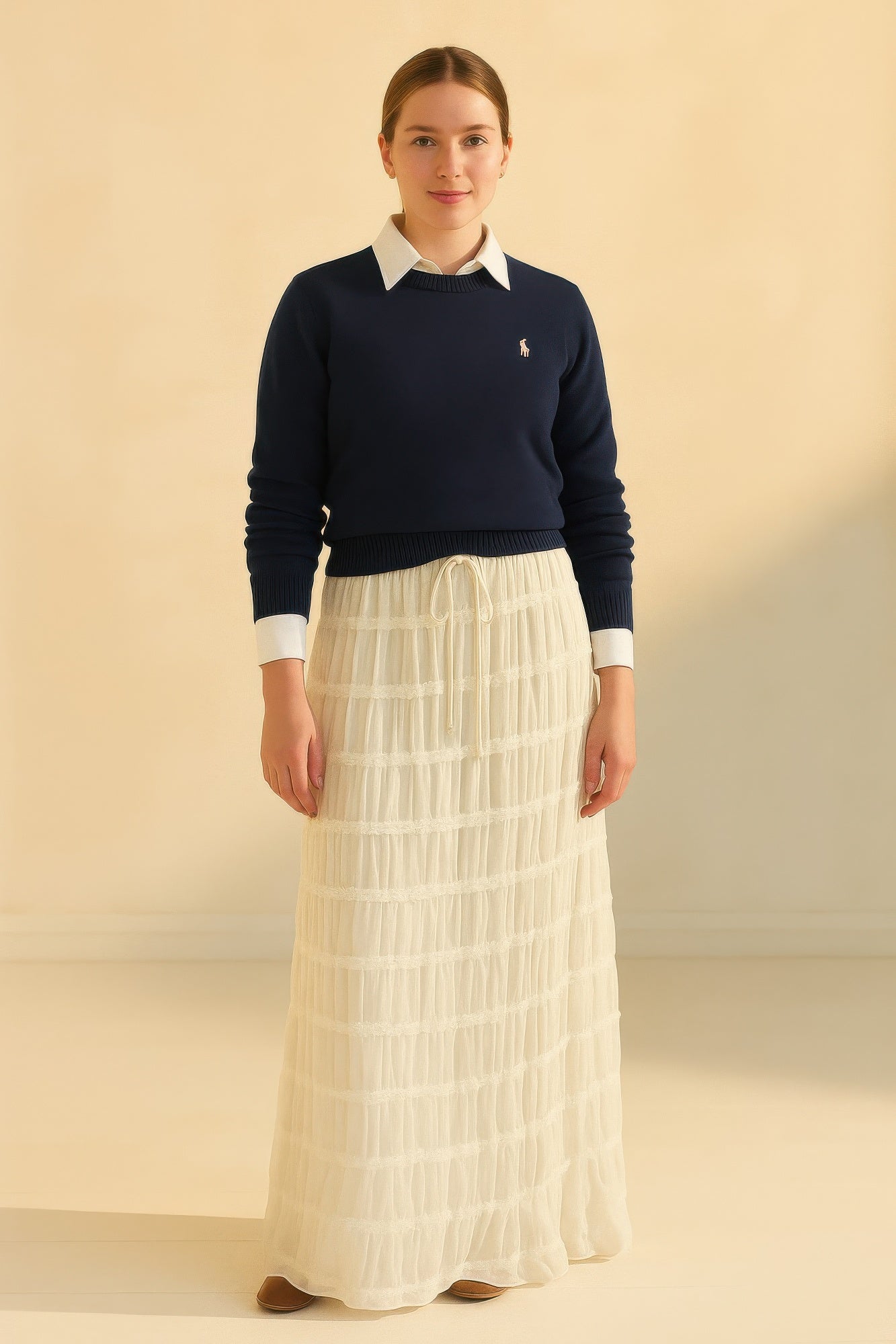 Sky Breeze Sheer Maxi Skirt - All Season Fashion