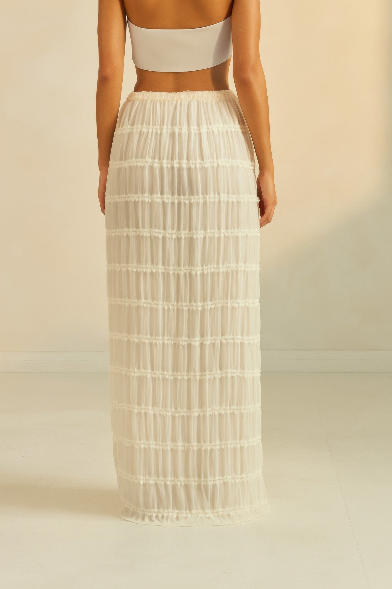 Sky Breeze Sheer Maxi Skirt - All Season Fashion