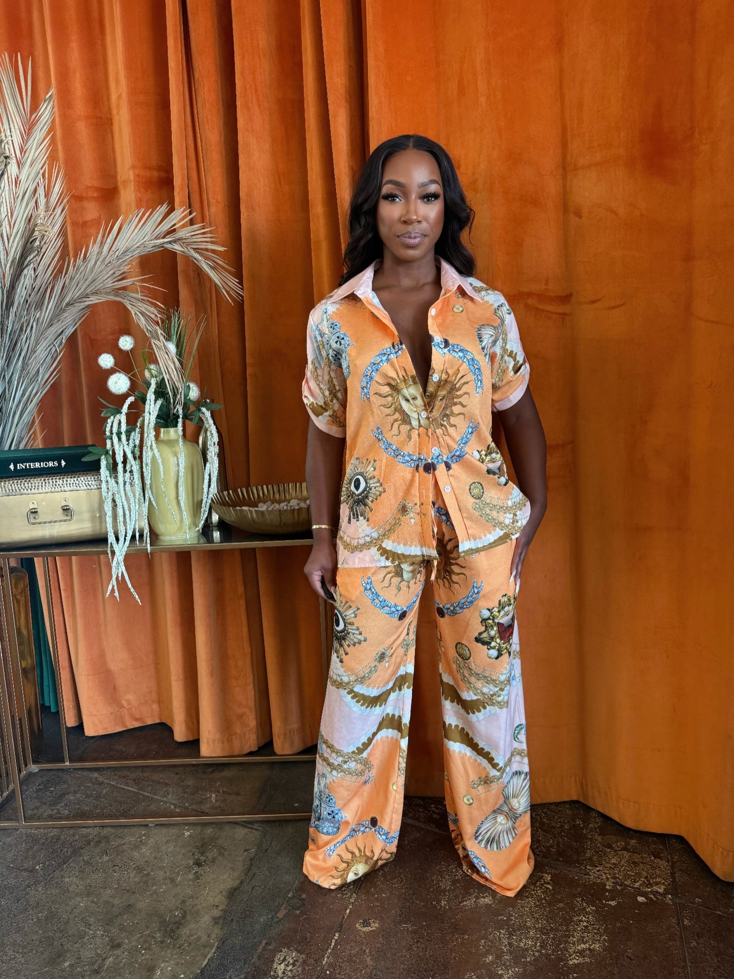 Solar Muse Pants Set - All Season Fashion