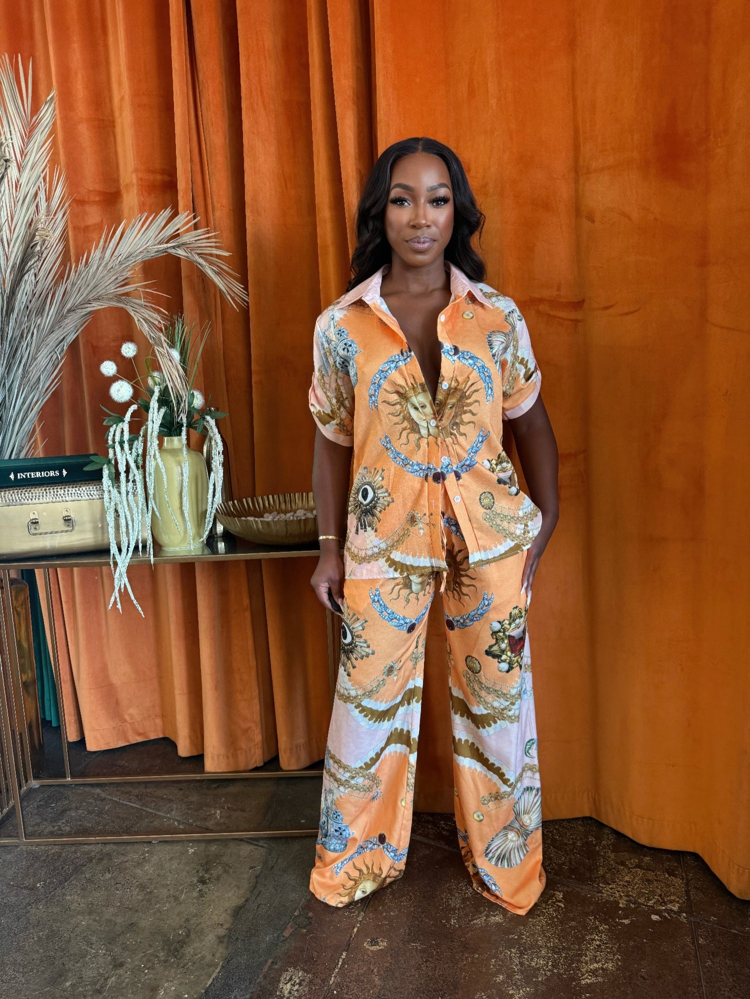 Solar Muse Pants Set - All Season Fashion