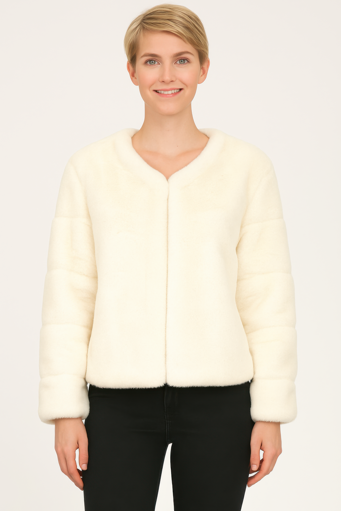 Faux Fur Trim Cape - All Season Fashion