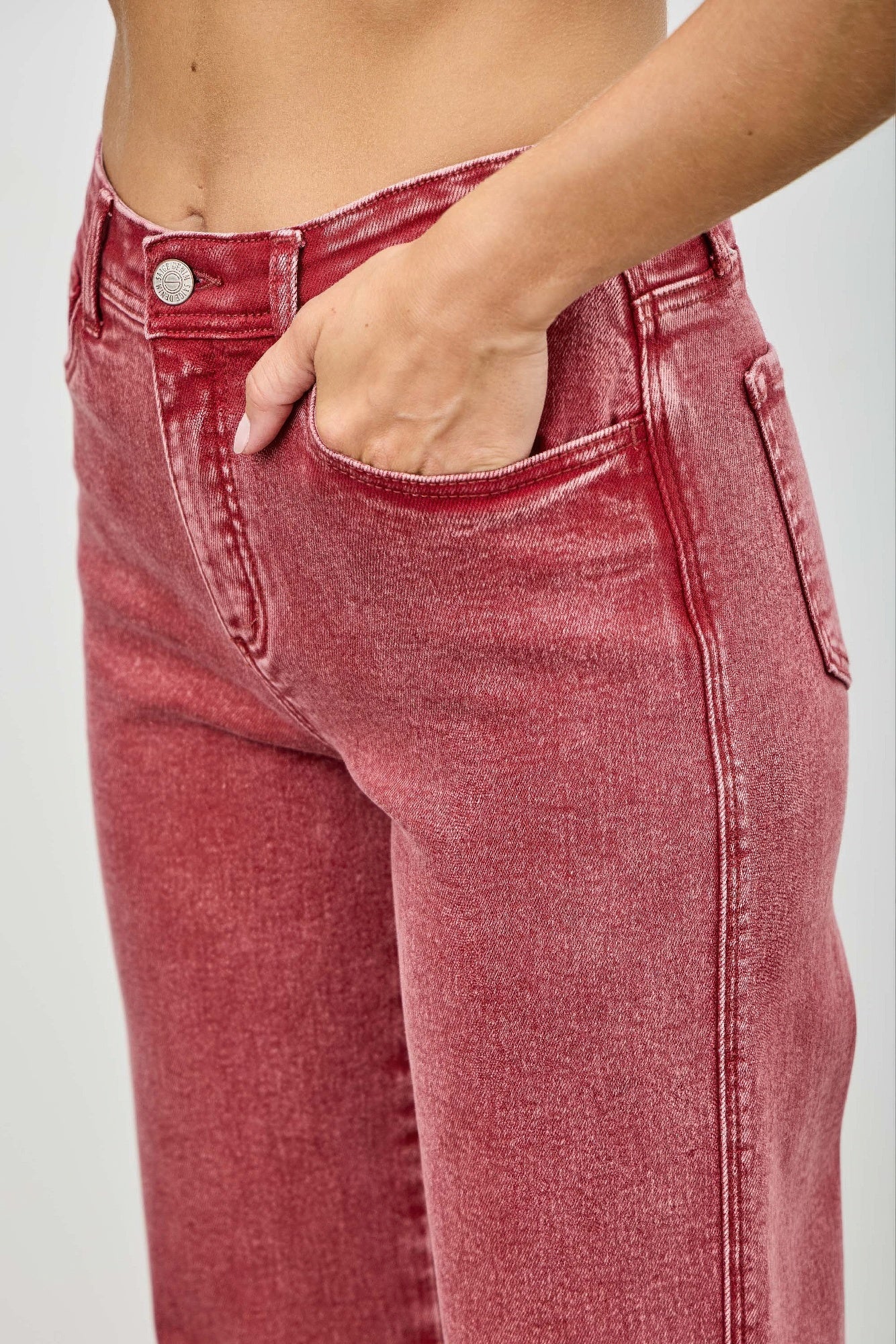 High Rise Slim Wide Straight - All Season Fashion