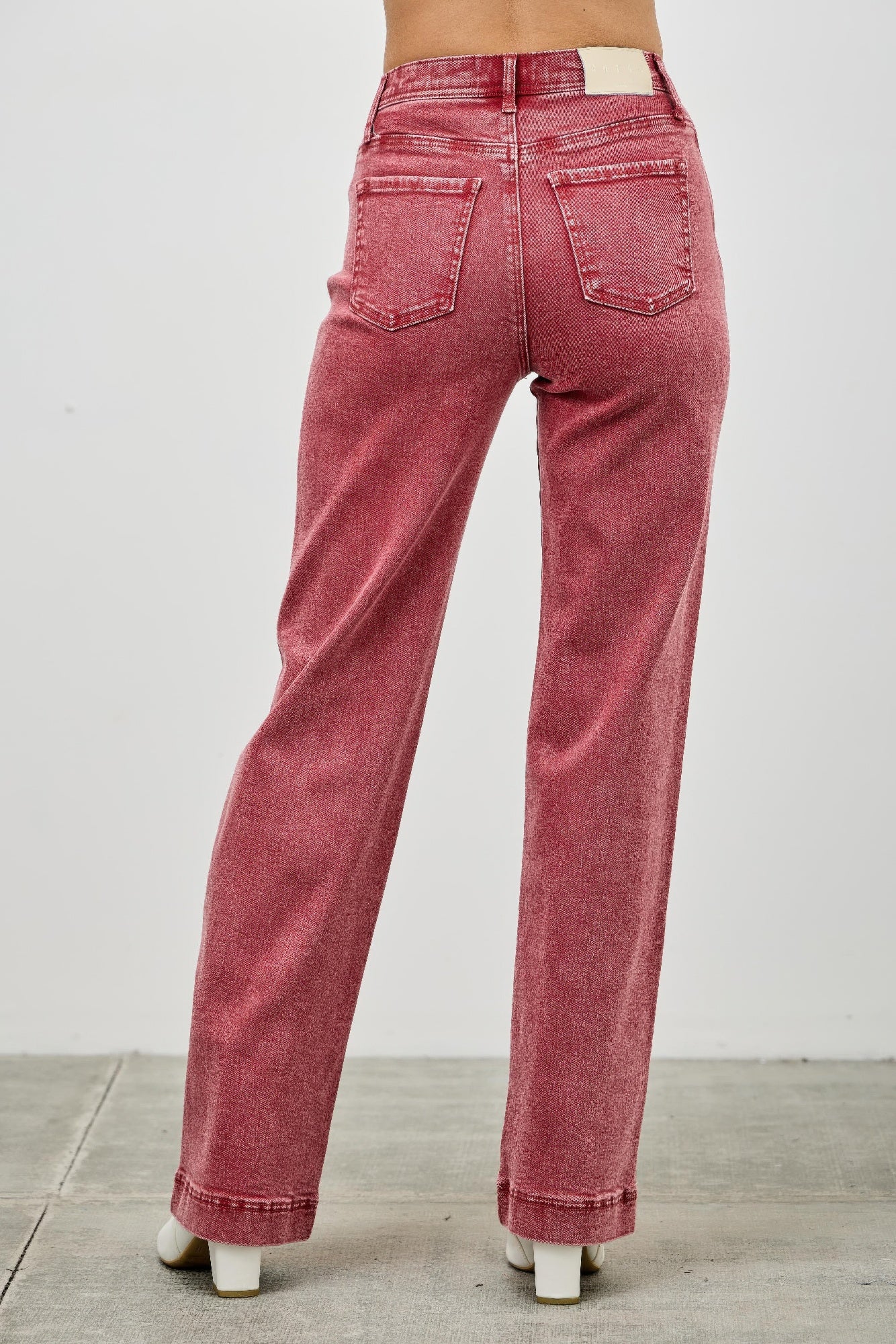 High Rise Slim Wide Straight - All Season Fashion