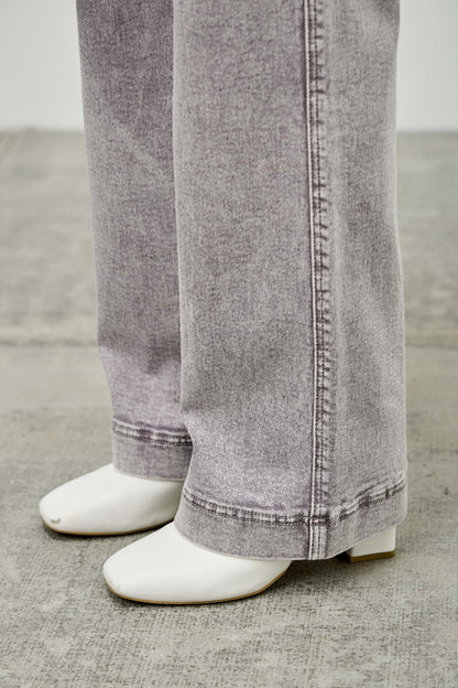 High Rise Slim Wide Straight - All Season Fashion