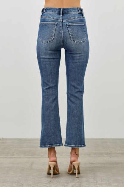 Mid Rise Skinny Crop Tummy Control - All Season Fashion
