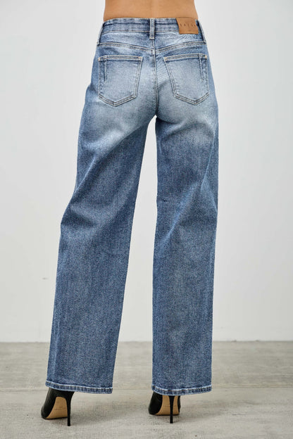 Mid Rise Straight With Pintuck - All Season Fashion