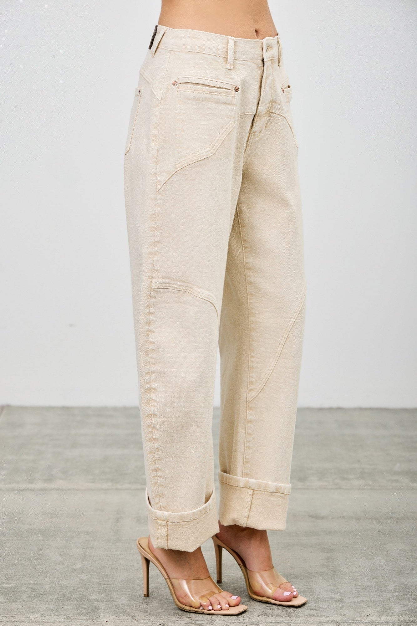 High Rise Colored Western Barrel - All Season Fashion