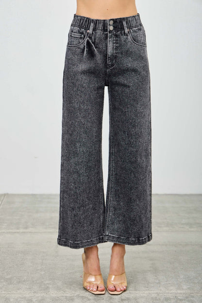 High Rise Wide Crop - All Season Fashion