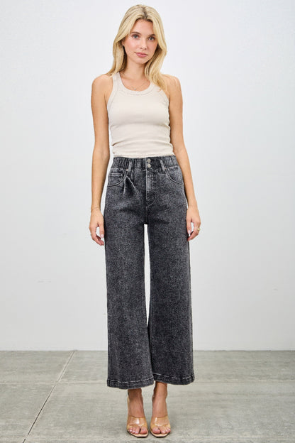 High Rise Wide Crop - All Season Fashion