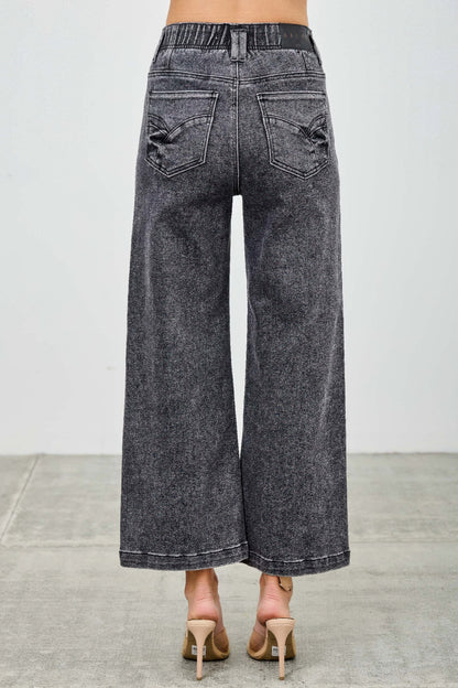 High Rise Wide Crop - All Season Fashion