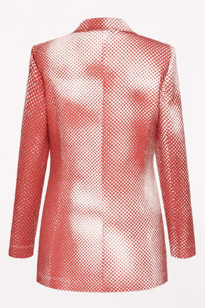 Notched Collar Mini Dress Blazer - All Season Fashion
