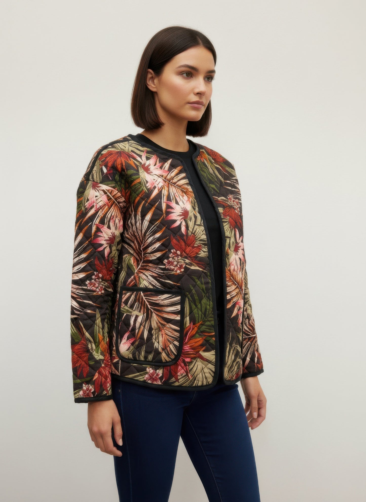 Onque Casual Printed Reversible Jacket - All Season Fashion