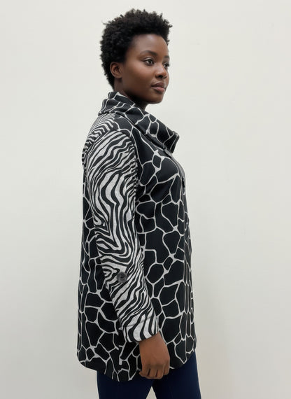 Thomas&olivia Printed Plus Size Blouse - All Season Fashion